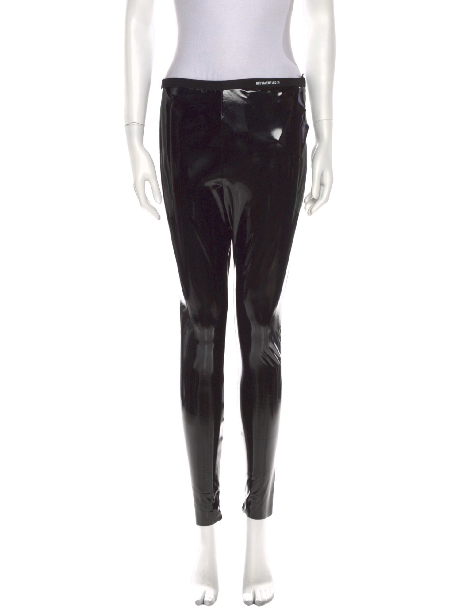 Red Valentino Printed Skinny Leg Pants