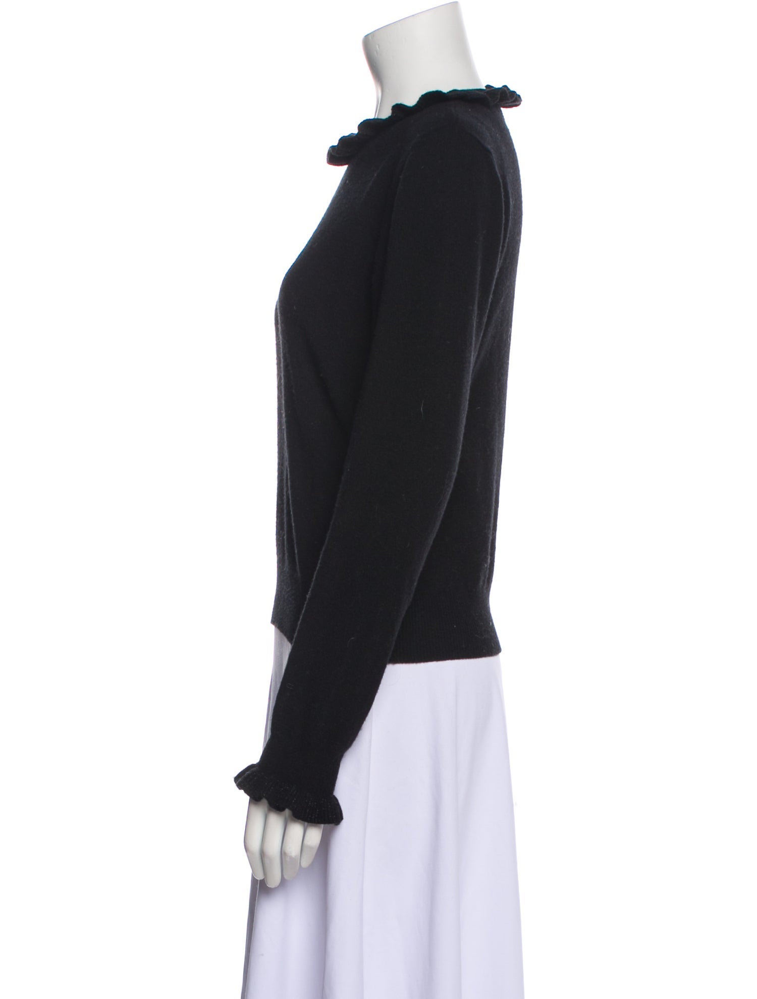 Red Valentino Virgin Wool Crew Neck Sweater