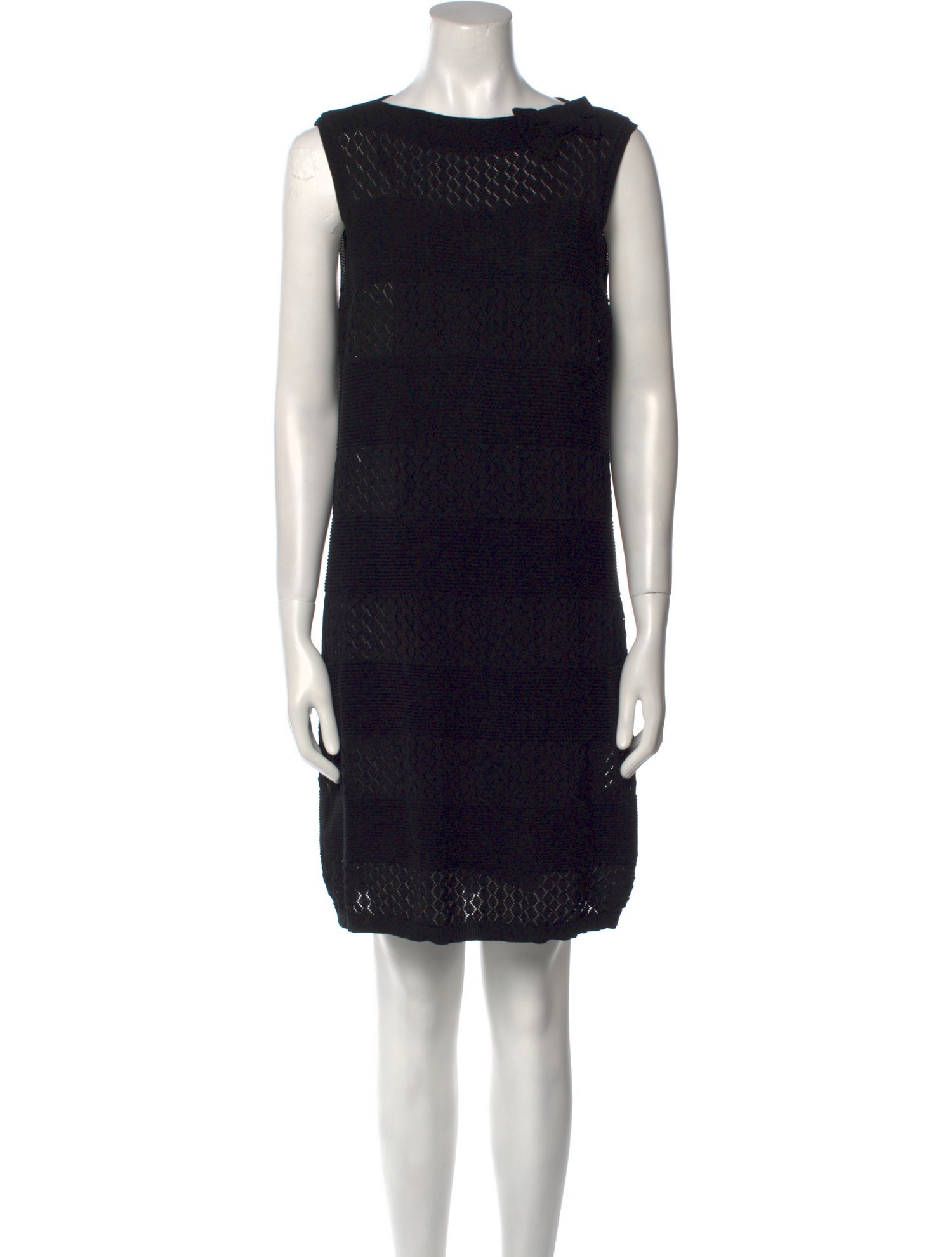 Red Valentino Bateau Neckline Mini Dress