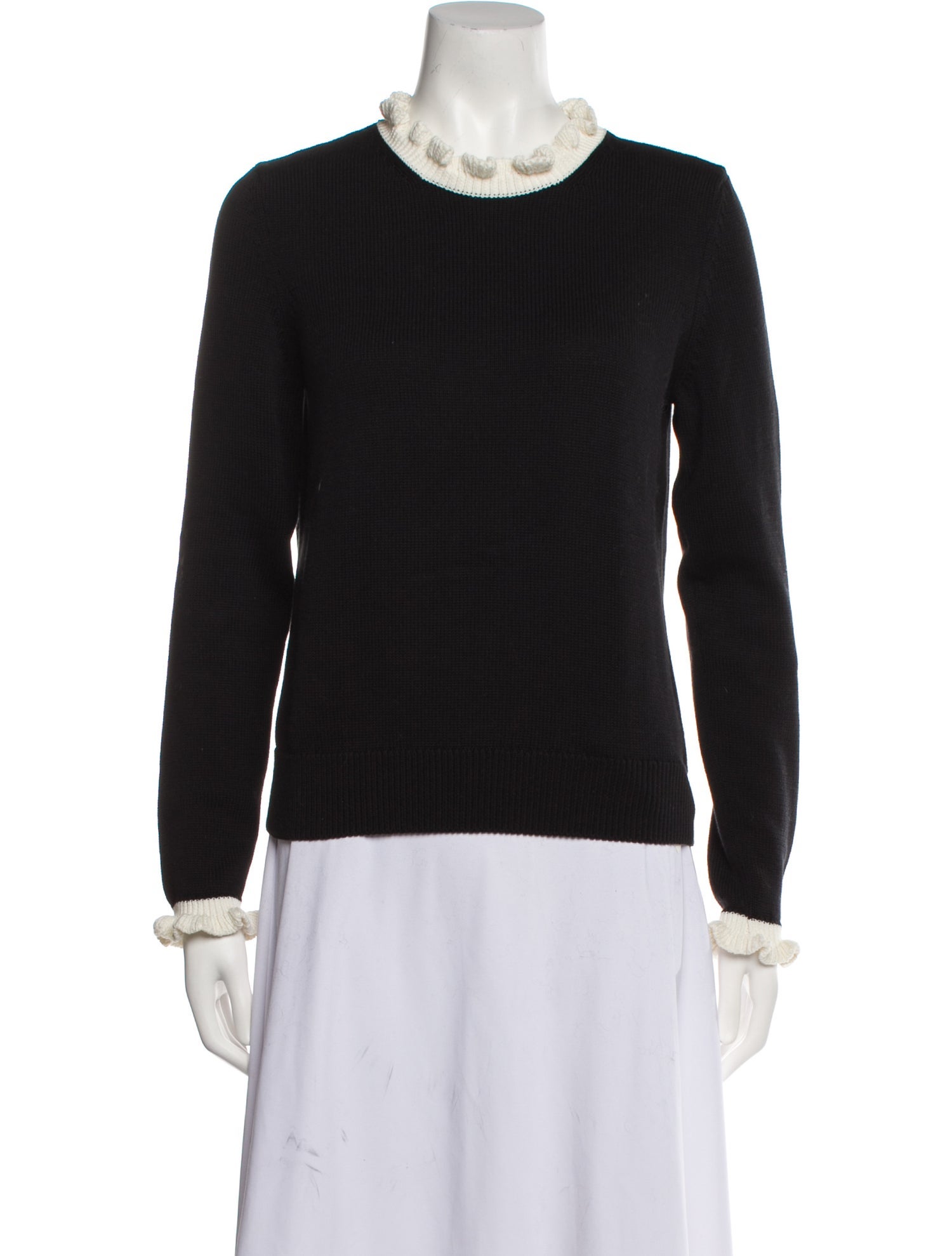 Red Valentino Mock Neck Sweater