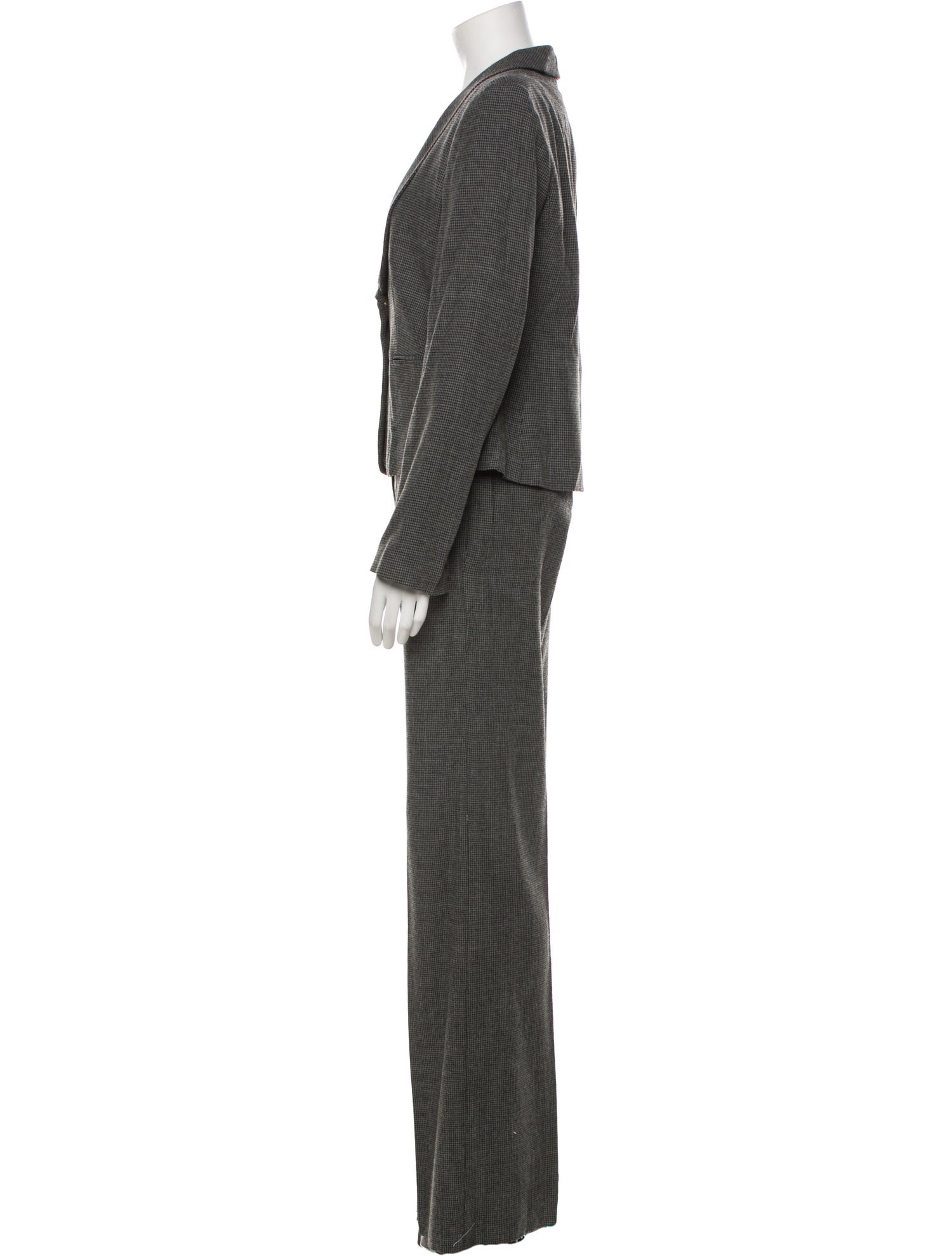 Red Valentino Plaid Print Pantsuit w/ Tags