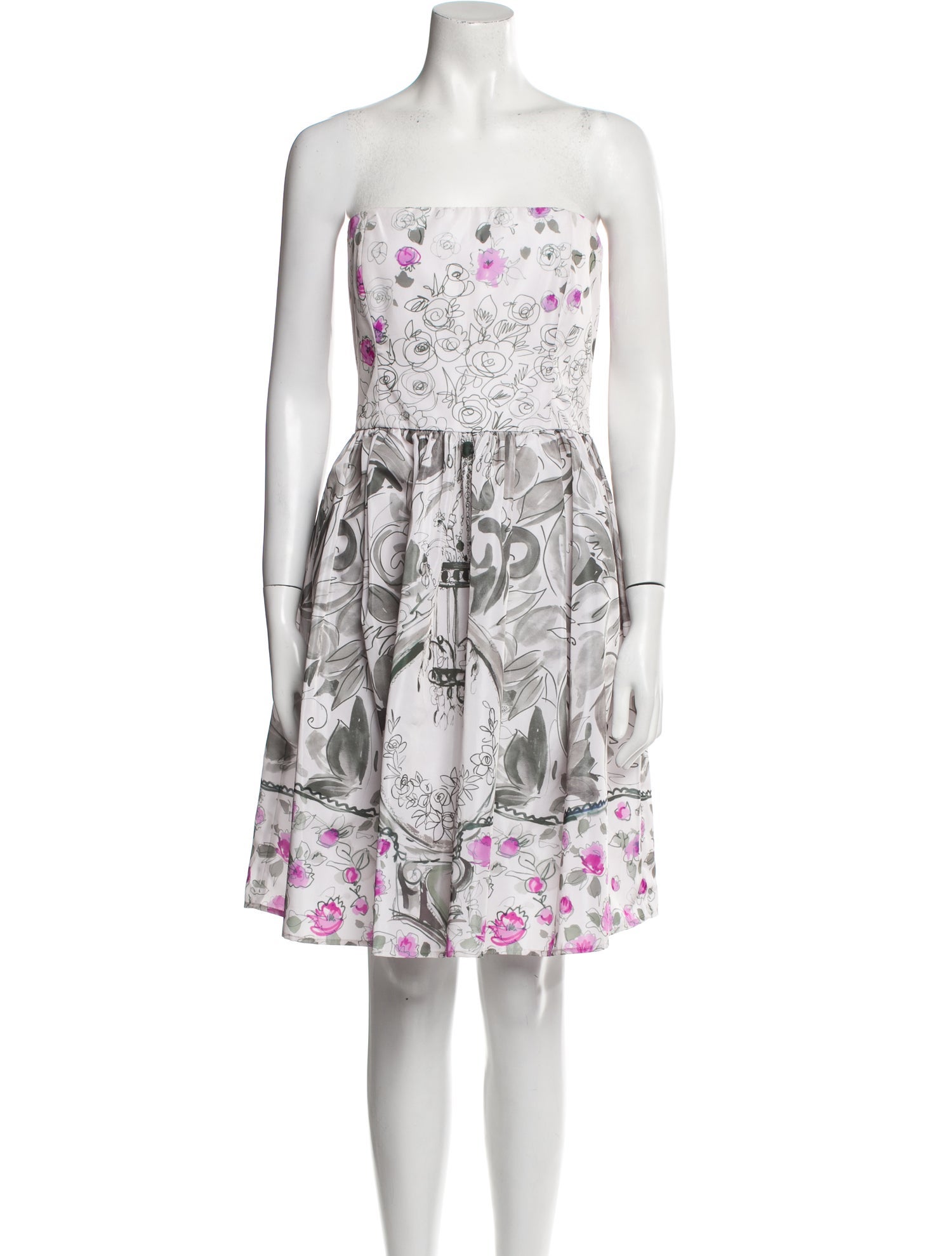 Red Valentino Printed Mini Dress
