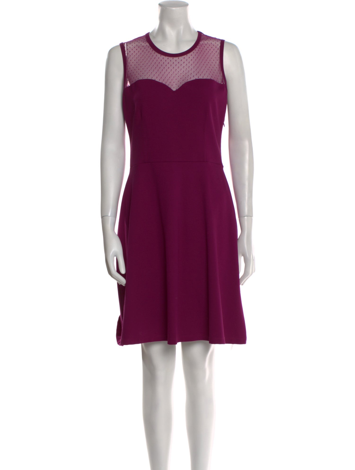 Red Valentino Crew Neck Mini Dress