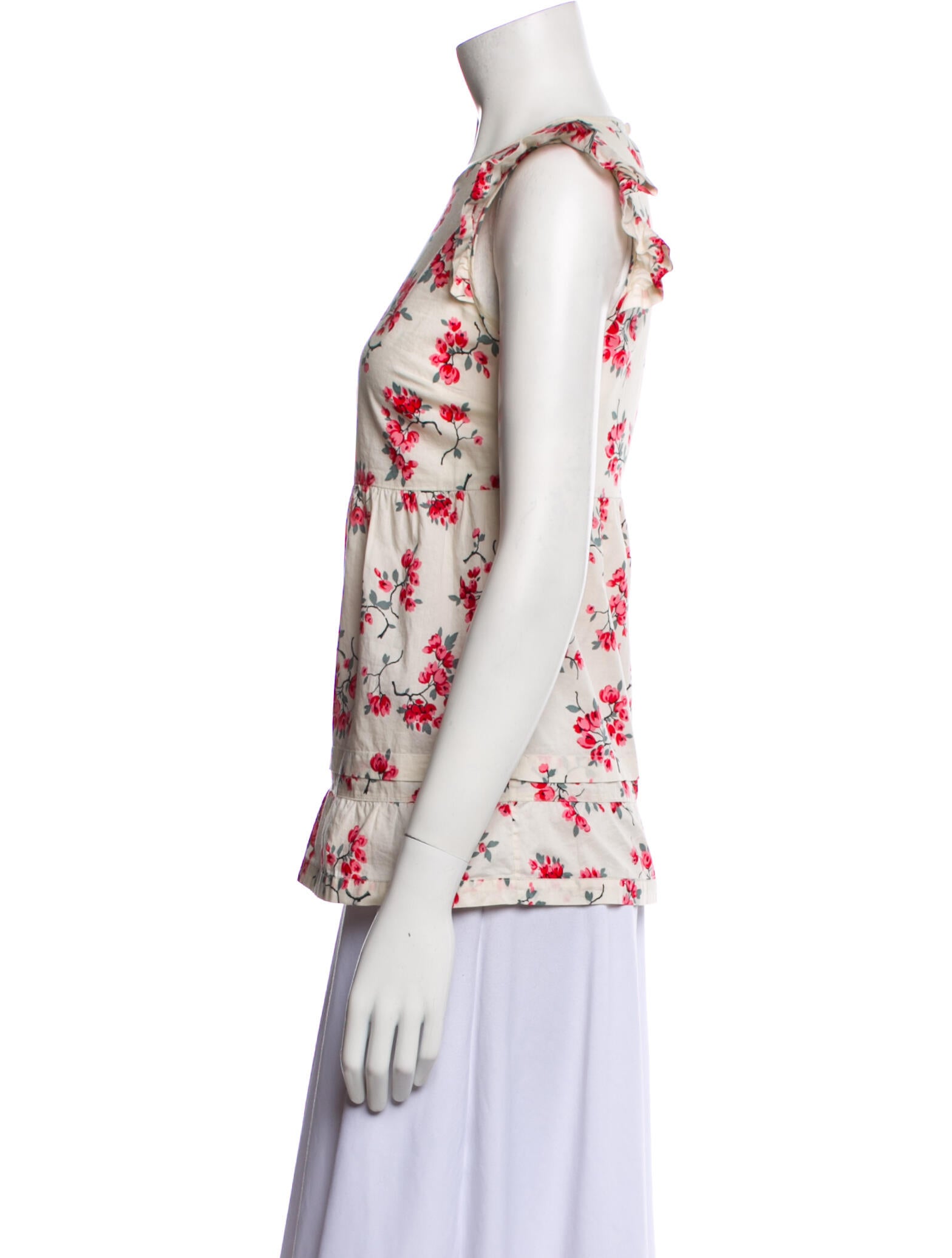 Red Valentino Floral Print Mini Dress
