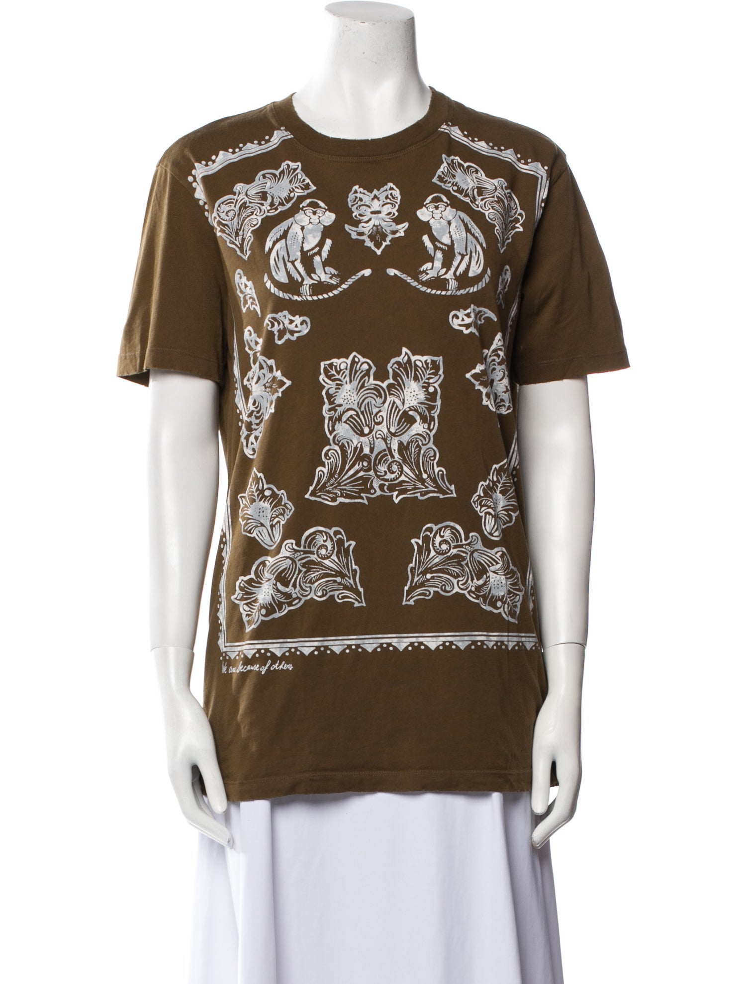 Red Valentino Printed Crew Neck T-Shirt