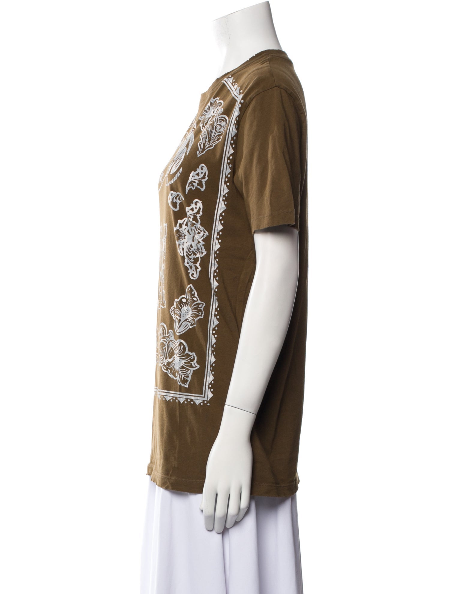 Red Valentino Printed Crew Neck T-Shirt