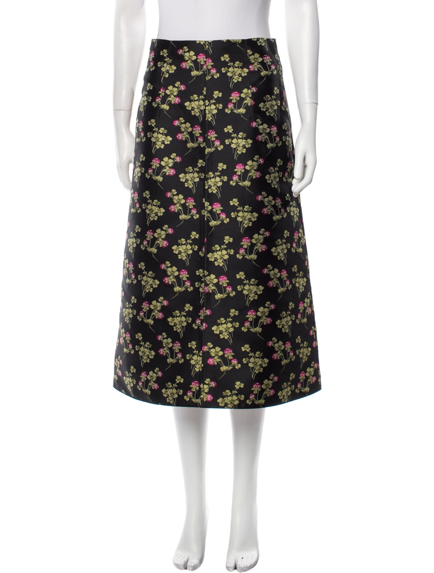 Maggie Skirt - Red Floral Print
