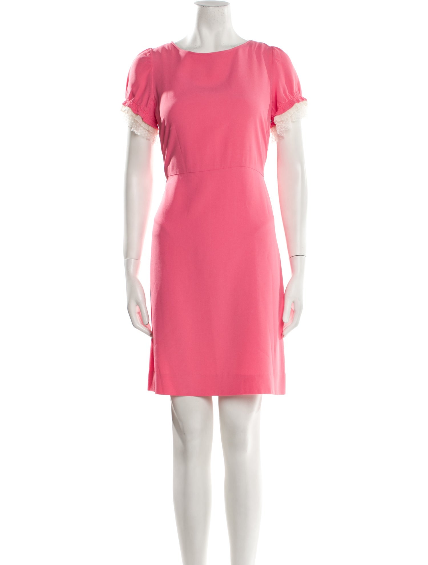 Red Valentino Bateau Neckline Mini Dress