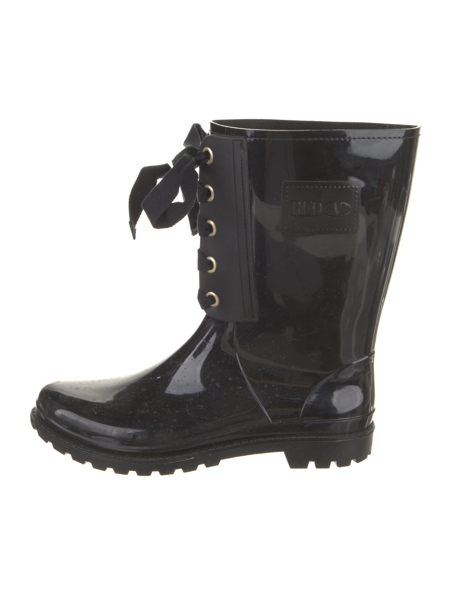 Red Valentino Rubber Rain Boots