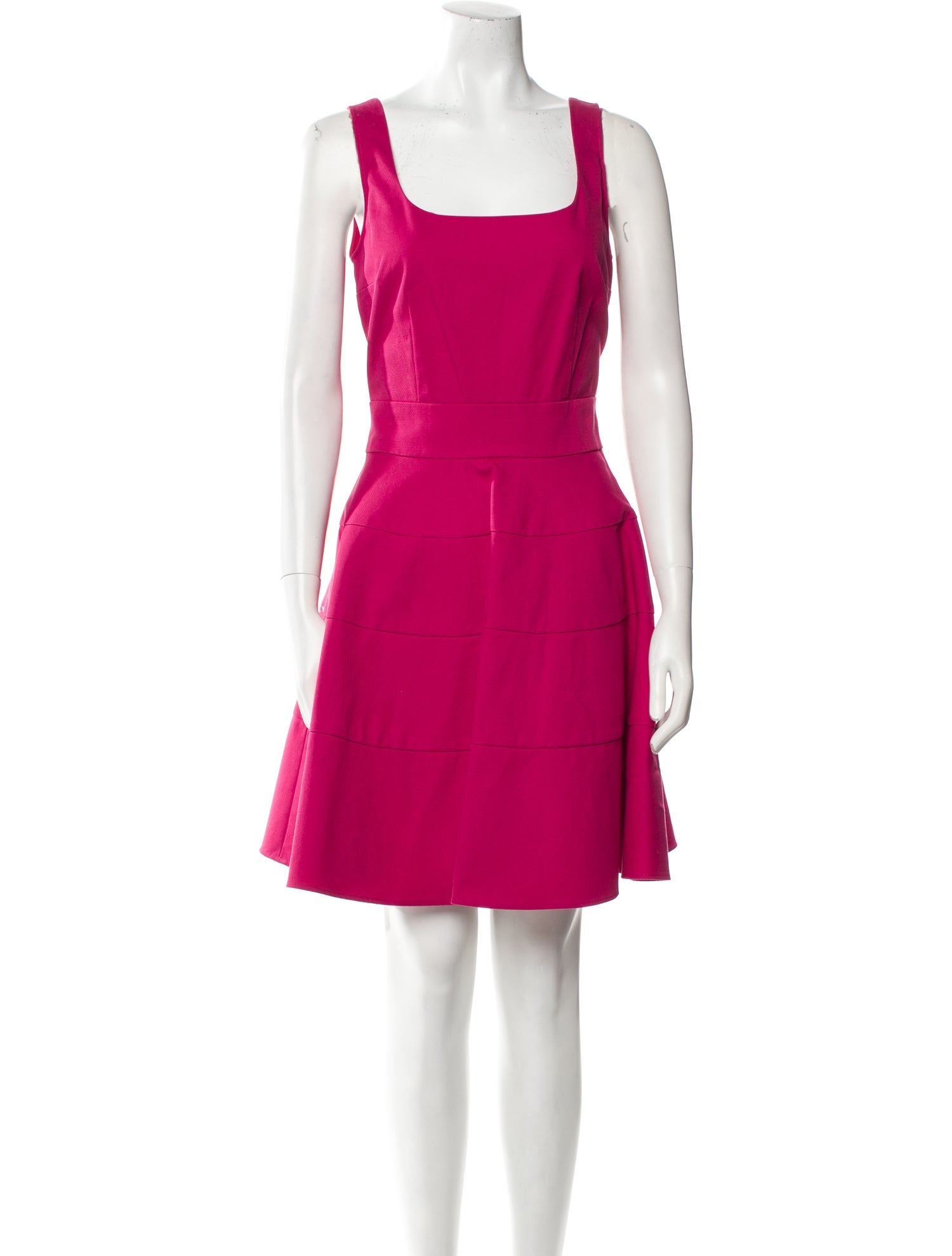 Red Valentino Square Neckline Mini Dress