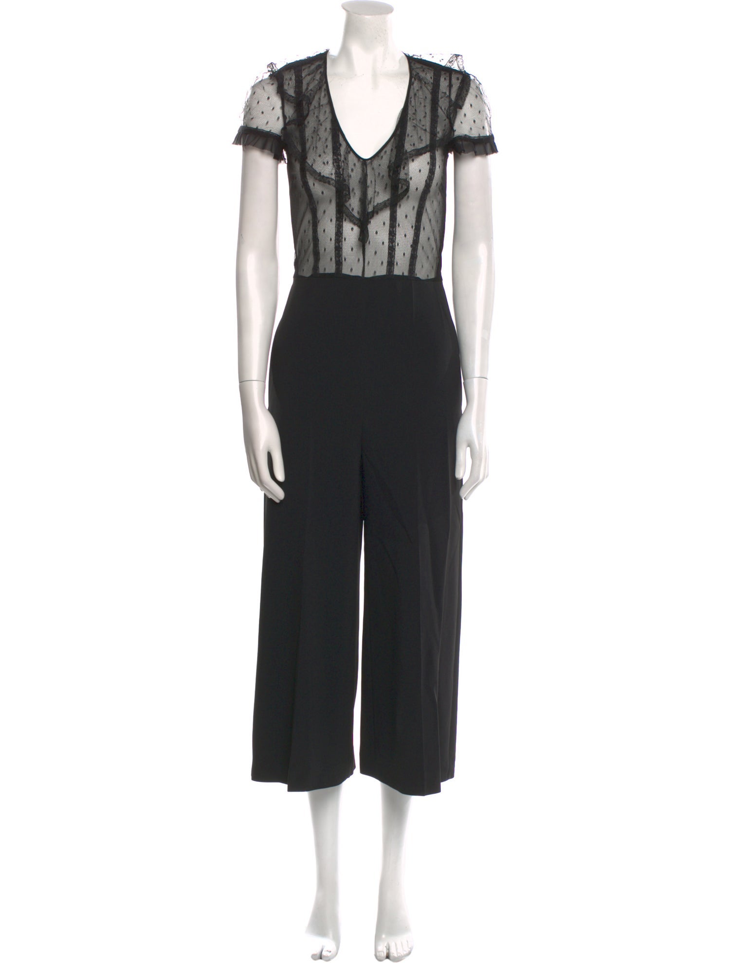 Red Valentino Scoop Neck Jumpsuit