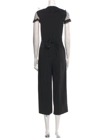 Red Valentino Scoop Neck Jumpsuit