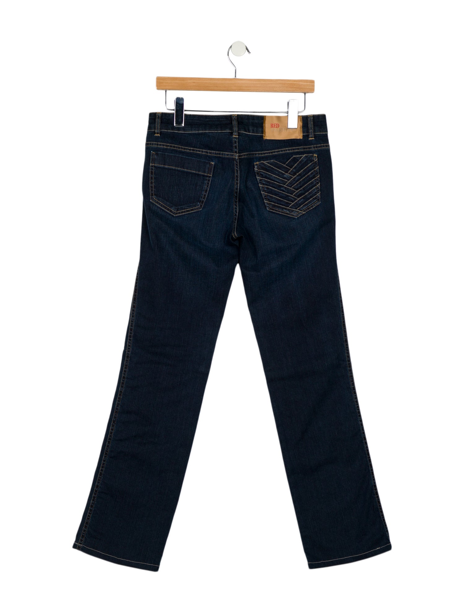 Red Valentino Mid-Rise Straight Leg Jeans w/ Tags