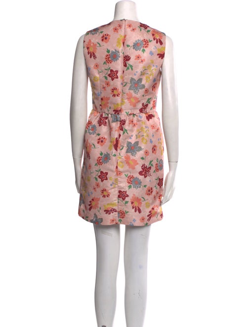 Red Valentino Floral Print Mini Dress
