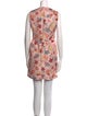 Red Valentino Floral Print Mini Dress