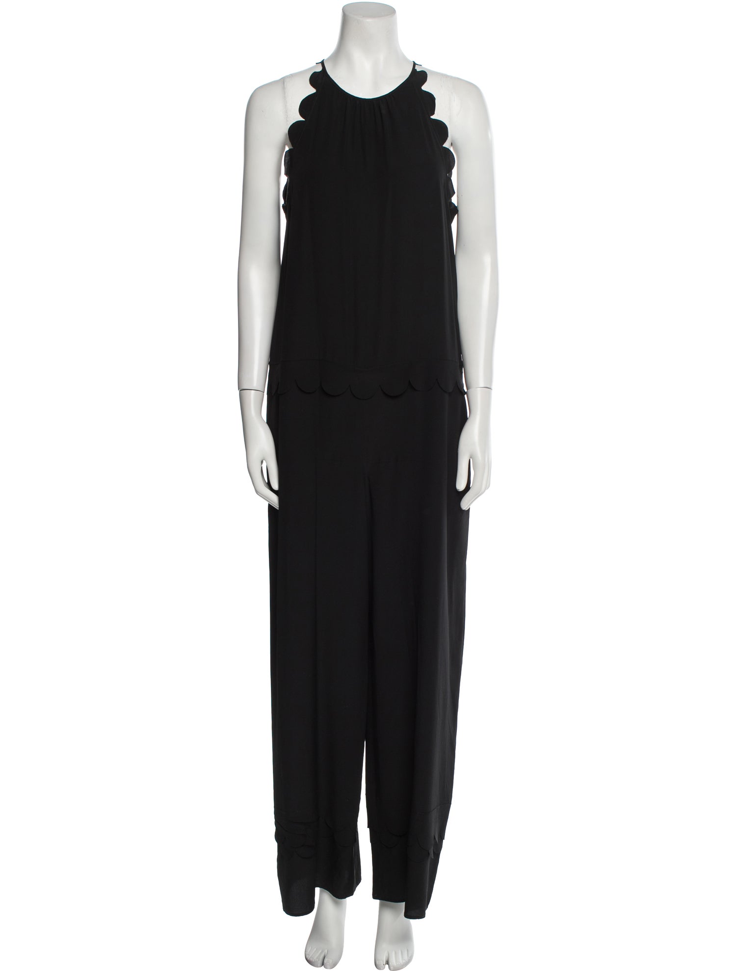 Red Valentino Crew Neck Jumpsuit