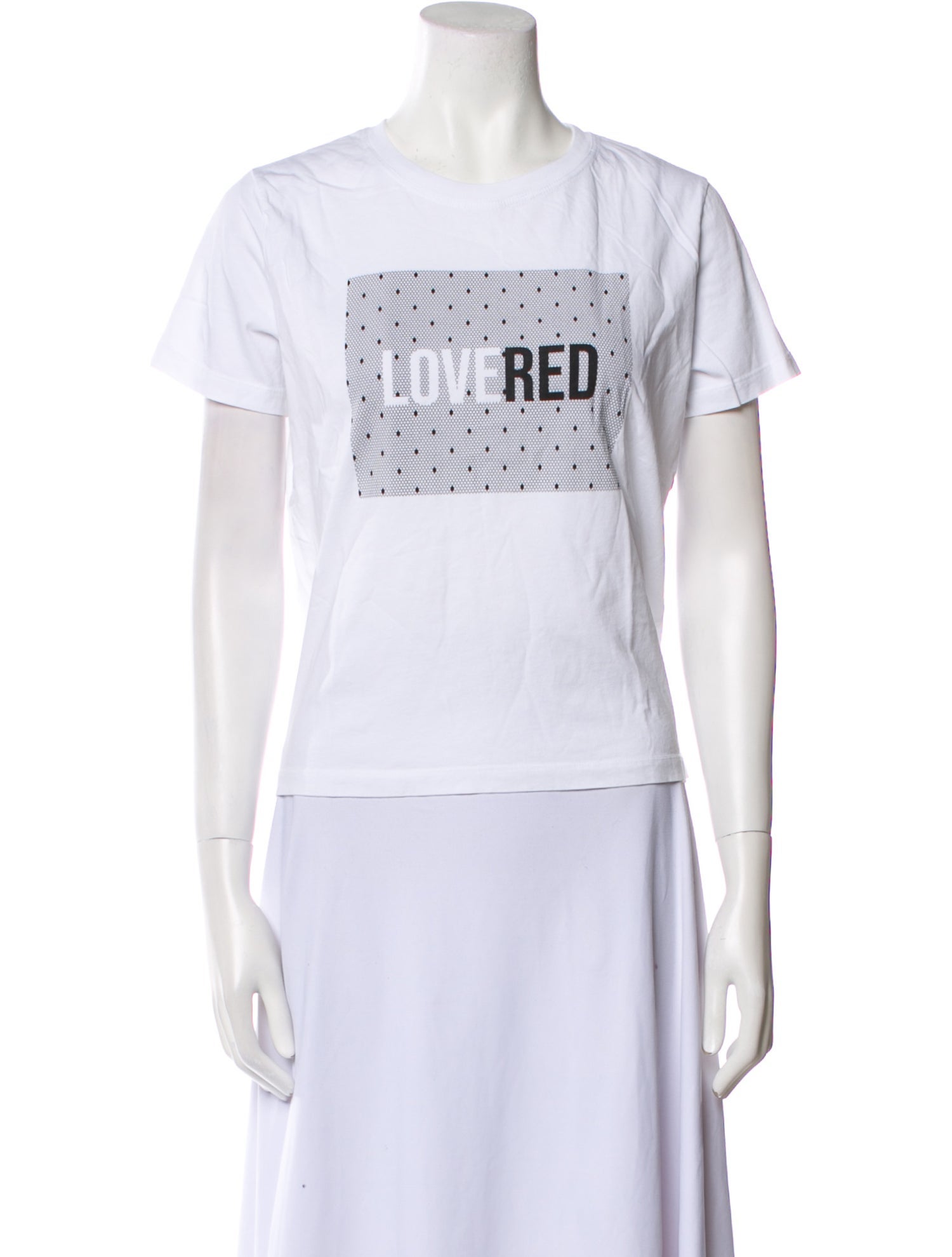 Red Valentino Graphic Print Crew Neck T-Shirt
