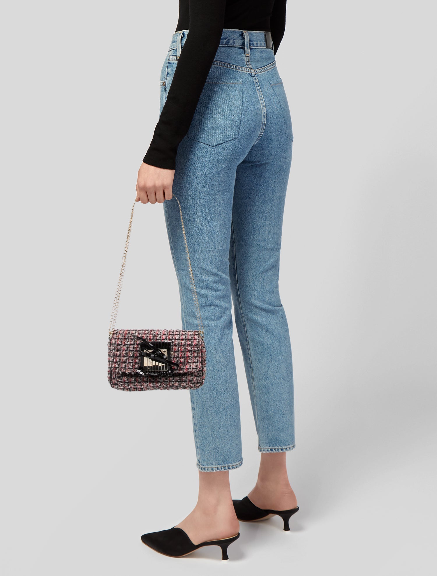 Red Valentino Tweed Belt Bag