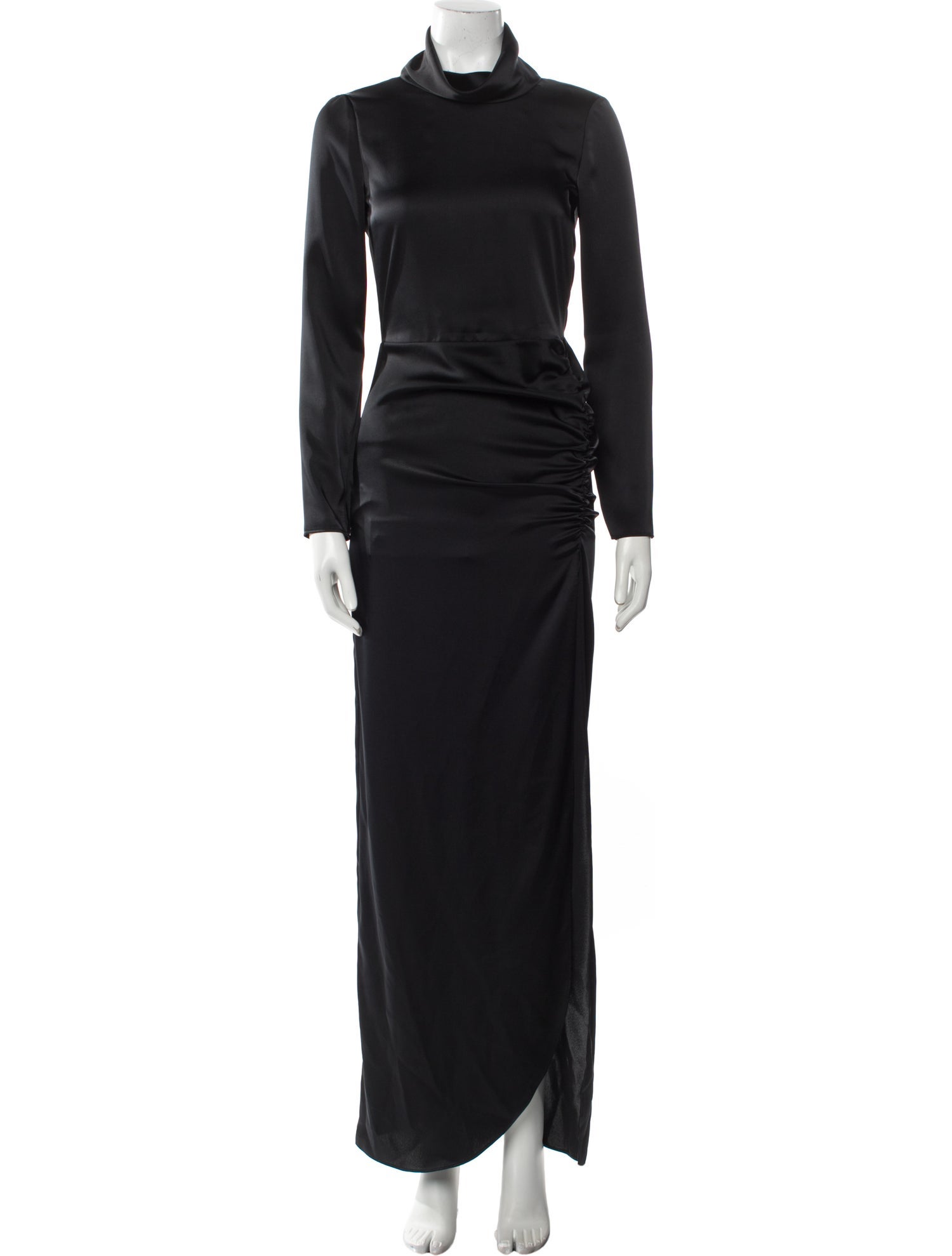 Red Valentino Turtleneck Long Dress