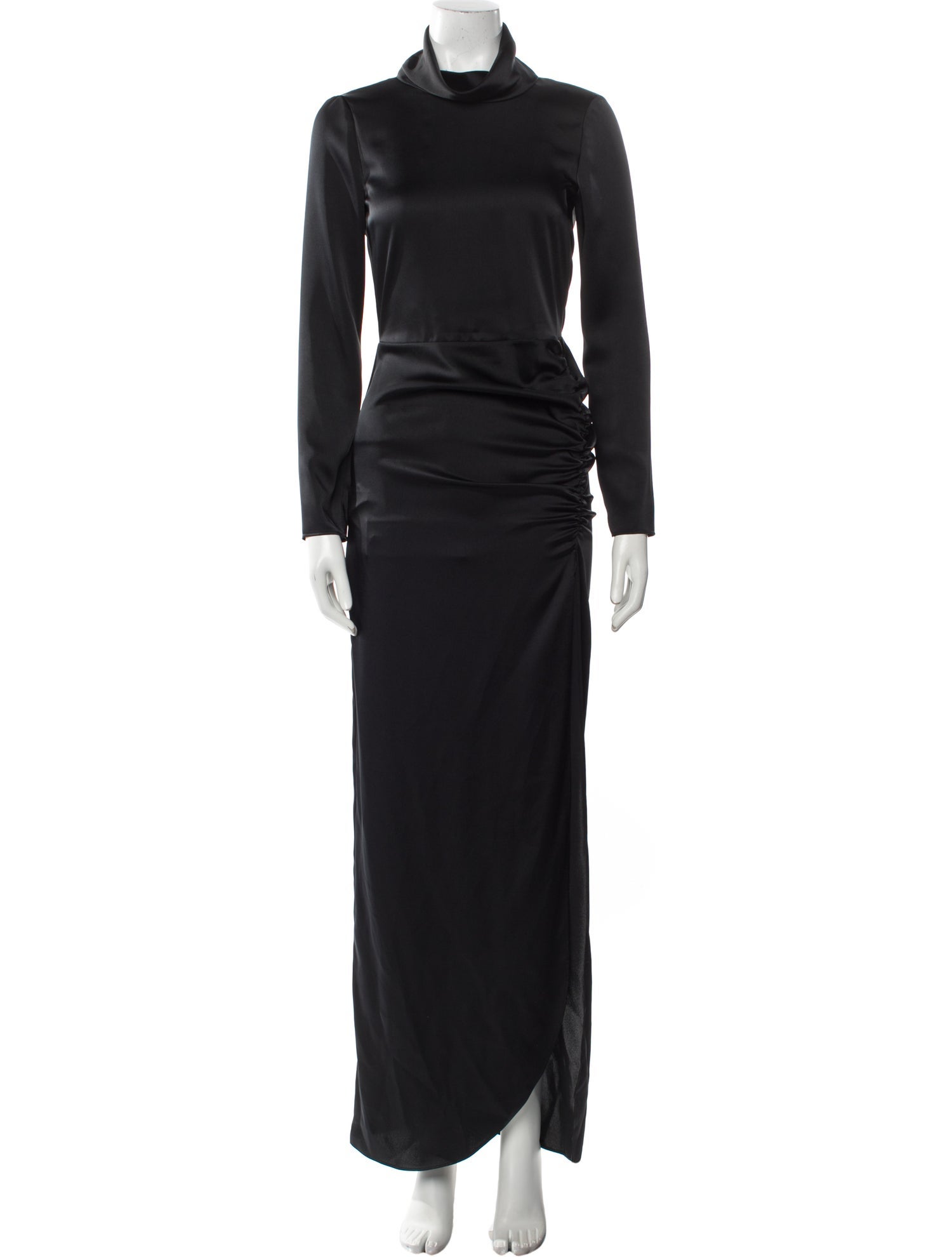 Red Valentino Turtleneck Long Dress