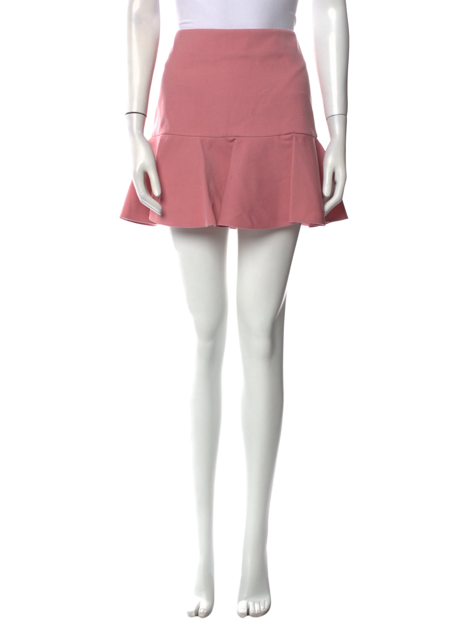Red Valentino Virgin Wool Mini Skirt