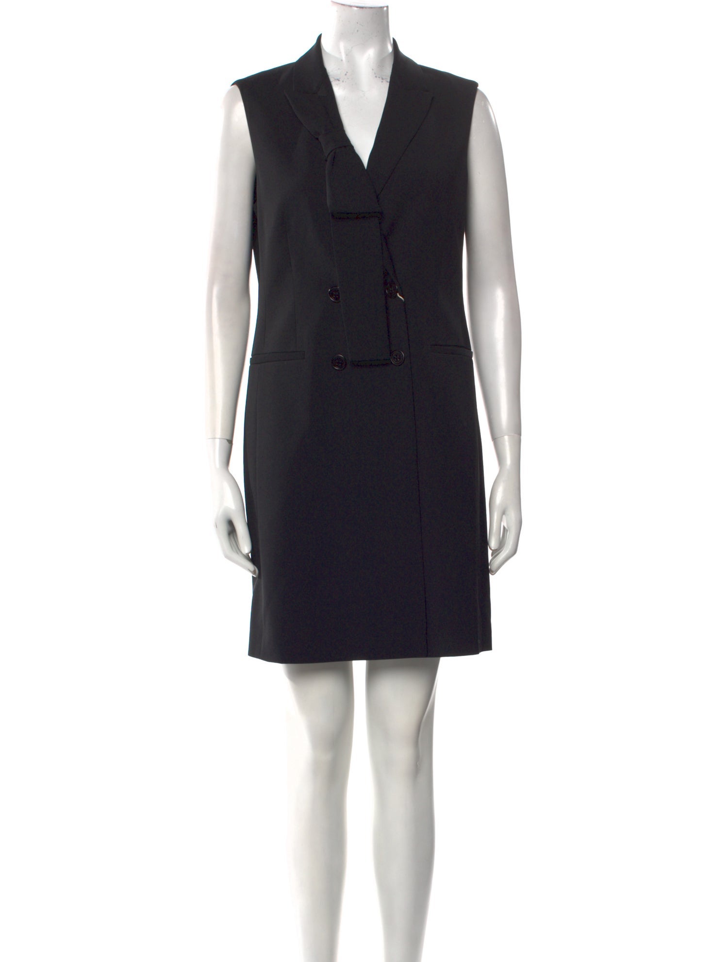 Red Valentino V-Neck Mini Dress