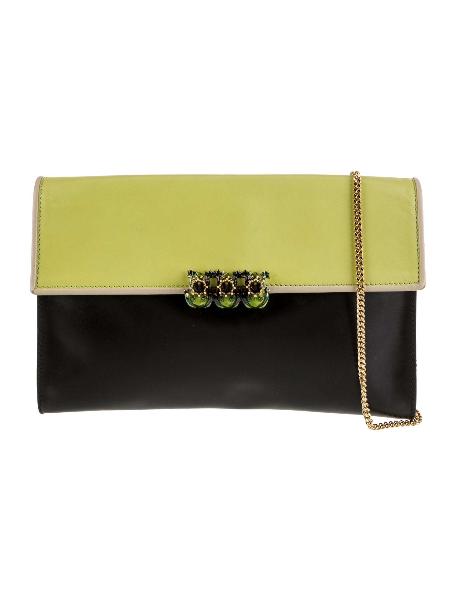 Red Valentino Leather Clutch