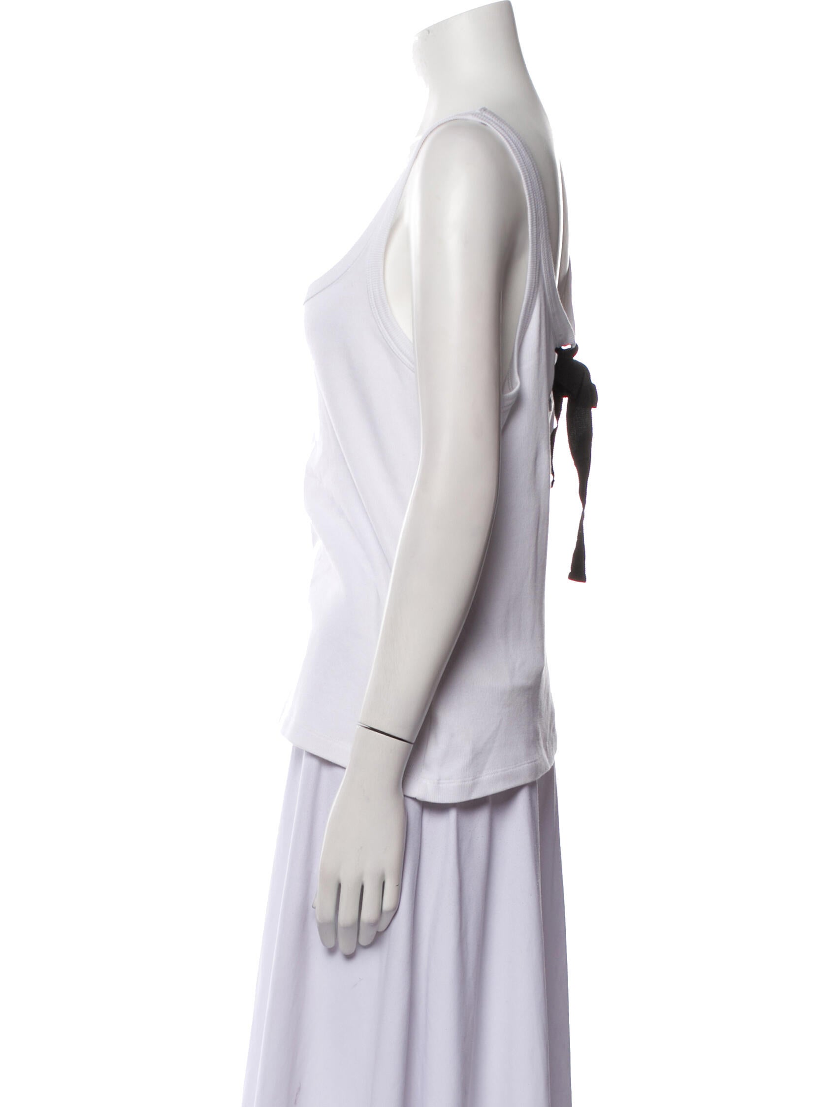 Red Valentino Scoop Neck Sleeveless Top