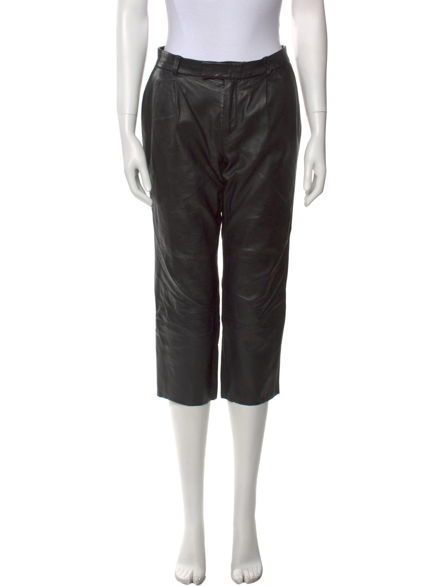 【送料&関税込】RED Valentino Bandanda Print Pants Red Valentino Cropped Double Pleat Wide Leg Pants with Belt