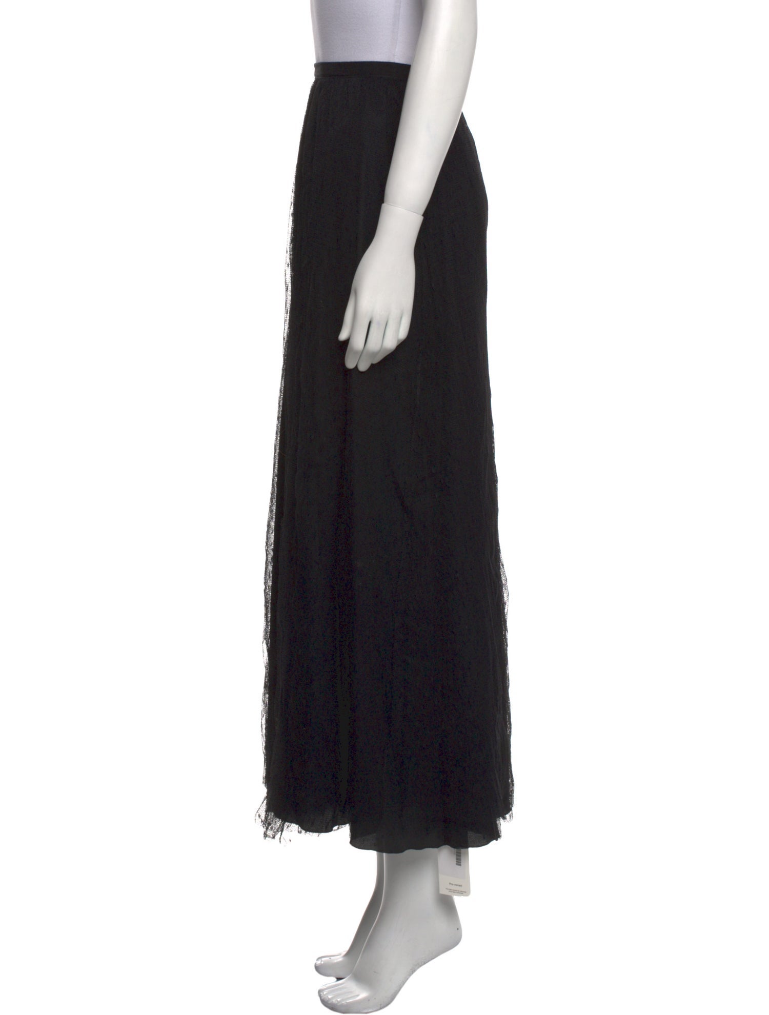 Red Valentino Nylon Midi Length Skirt