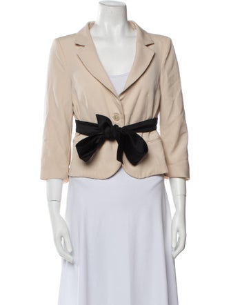 Red Valentino Colorblock Pattern Evening Jacket