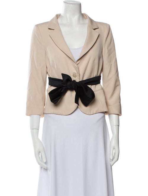 Red Valentino Colorblock Pattern Evening Jacket