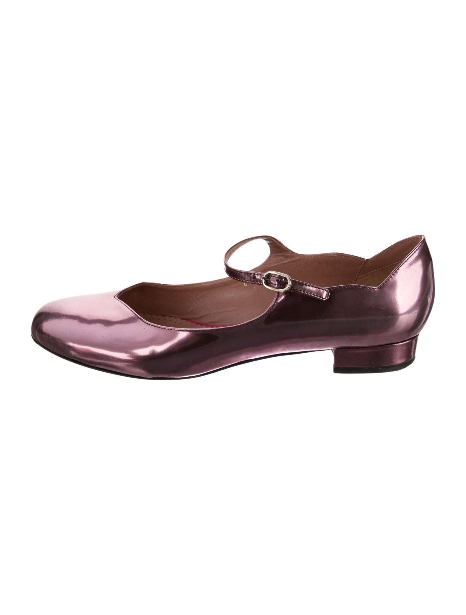 Red Valentino Patent Leather Mary Jane Flats