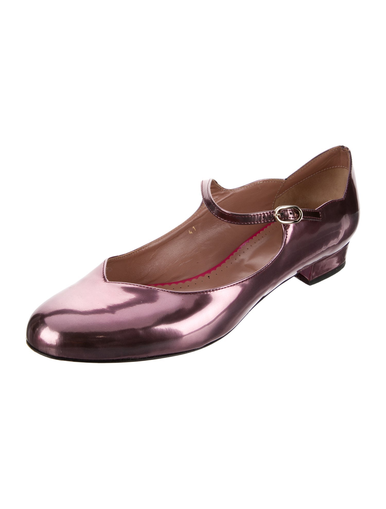 Red Valentino Patent Leather Mary Jane Flats