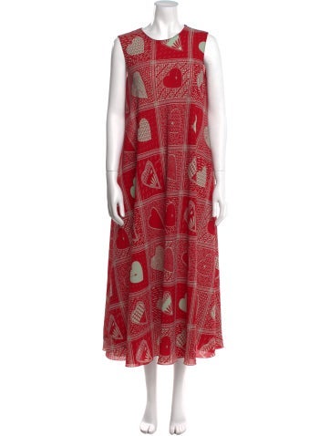 Red Valentino Dresses Printed Long Dress XS