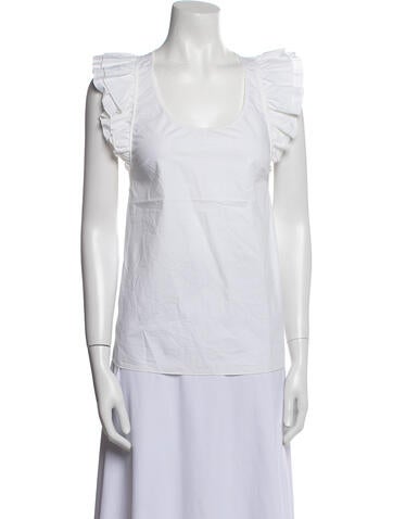 Red Valentino Tops Scoop Neck Sleeveless Top XS