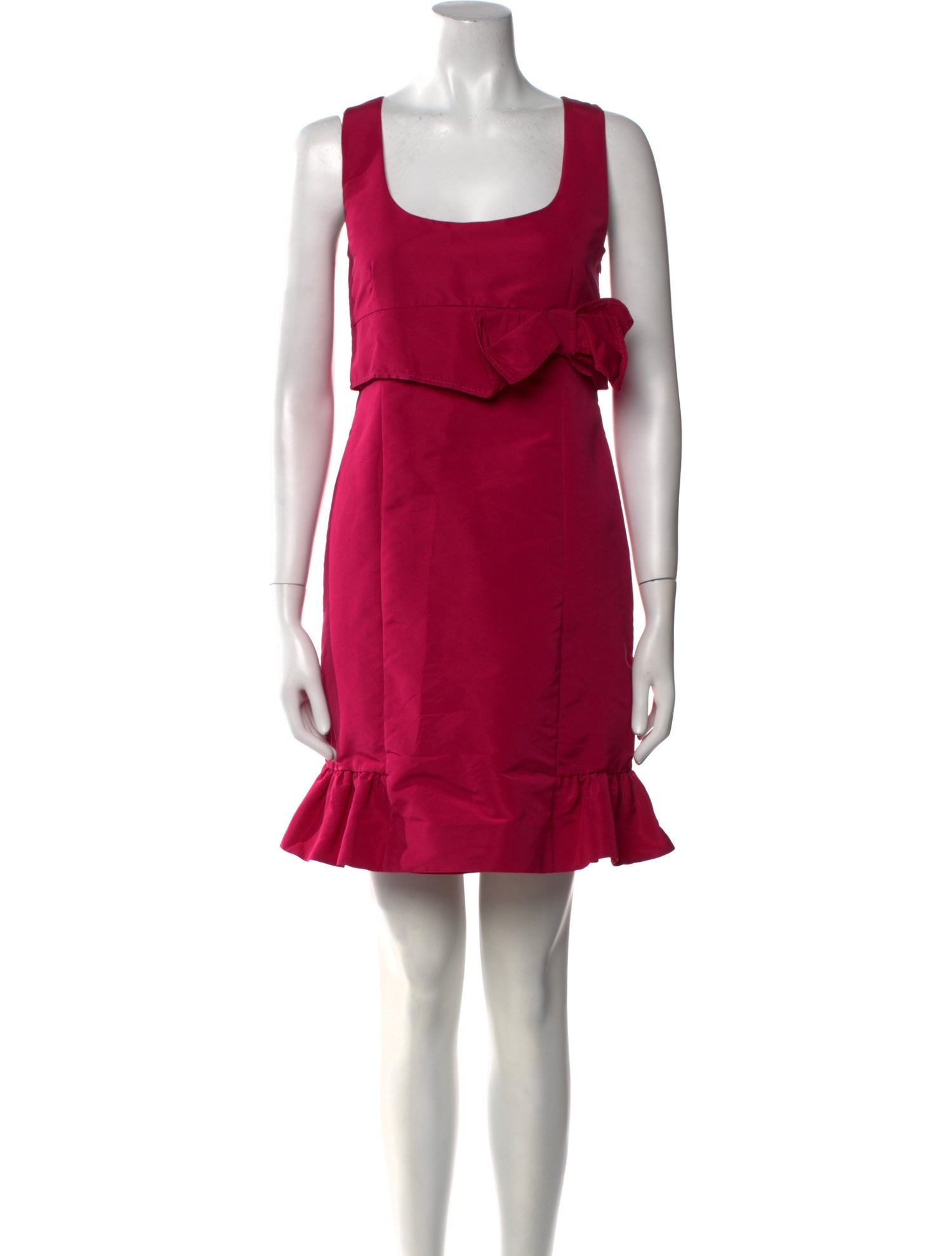 Red Valentino Square Neckline Mini Dress