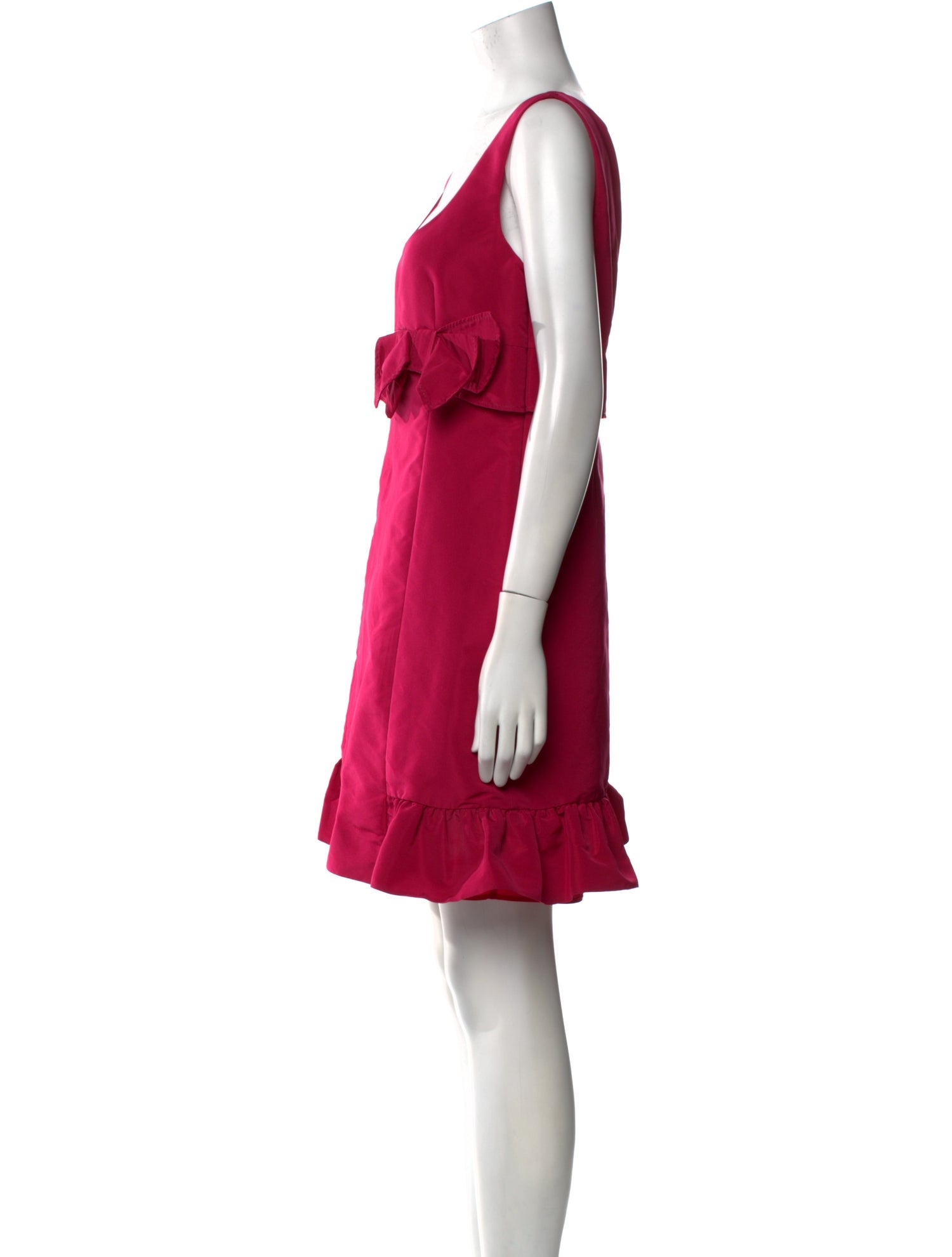 Red Valentino Square Neckline Mini Dress