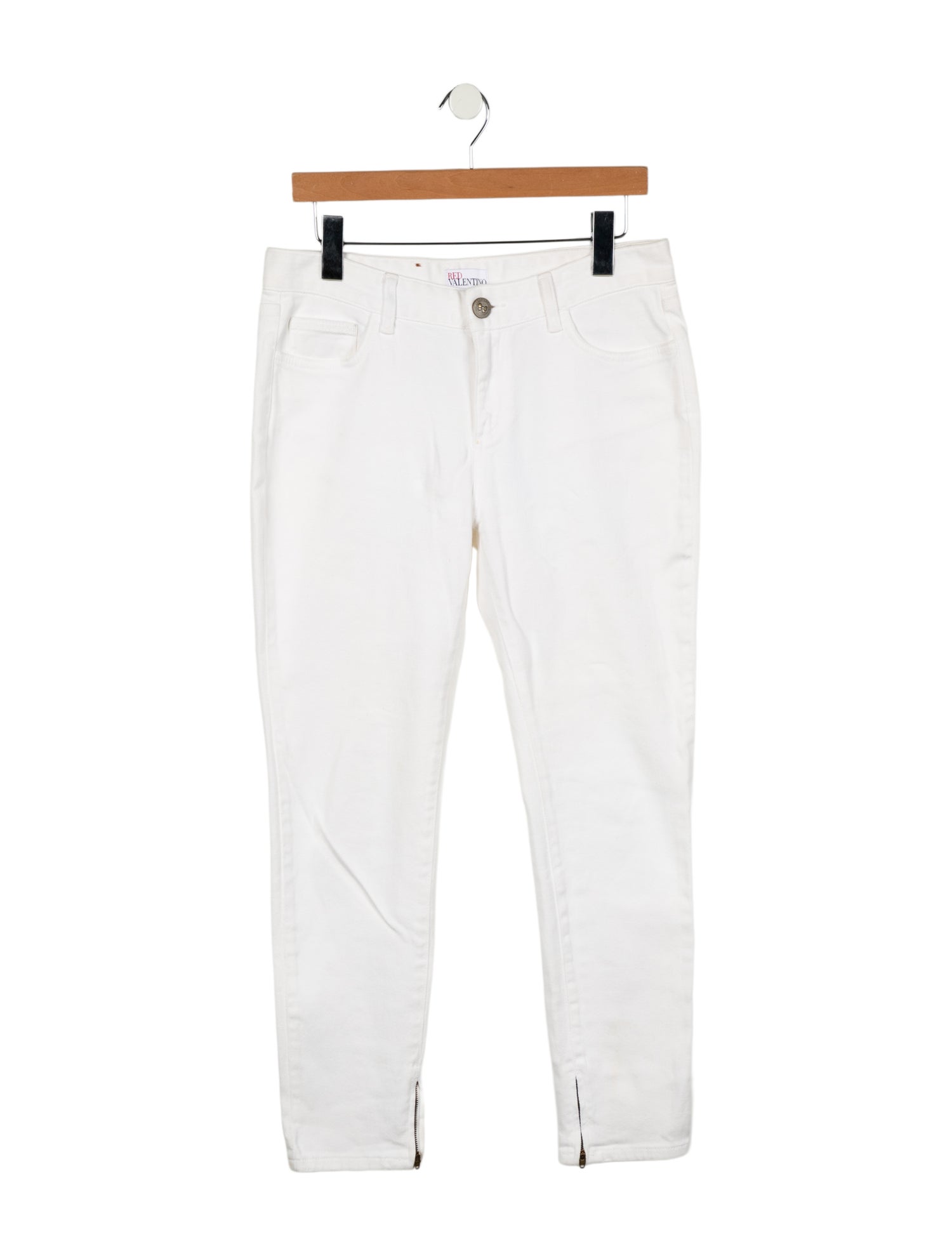 Red Valentino Low-Rise Skinny Leg Jeans