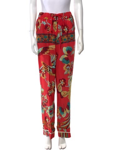 Red Valentino Pants Silk Wide Leg S