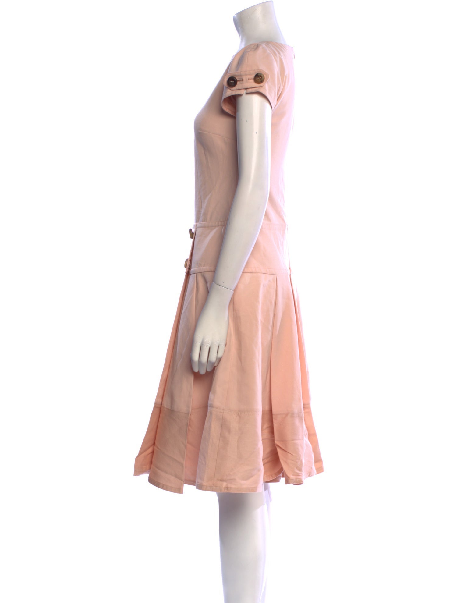 Red Valentino Bateau Neckline Knee-Length Dress
