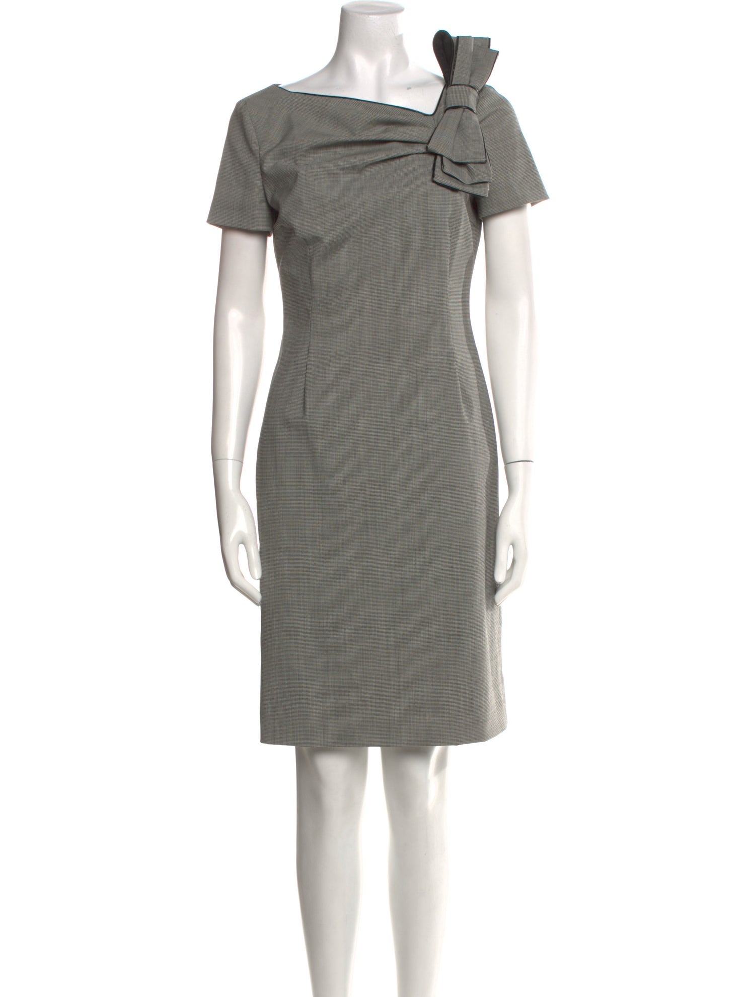 Red Valentino Virgin Wool Mini Dress