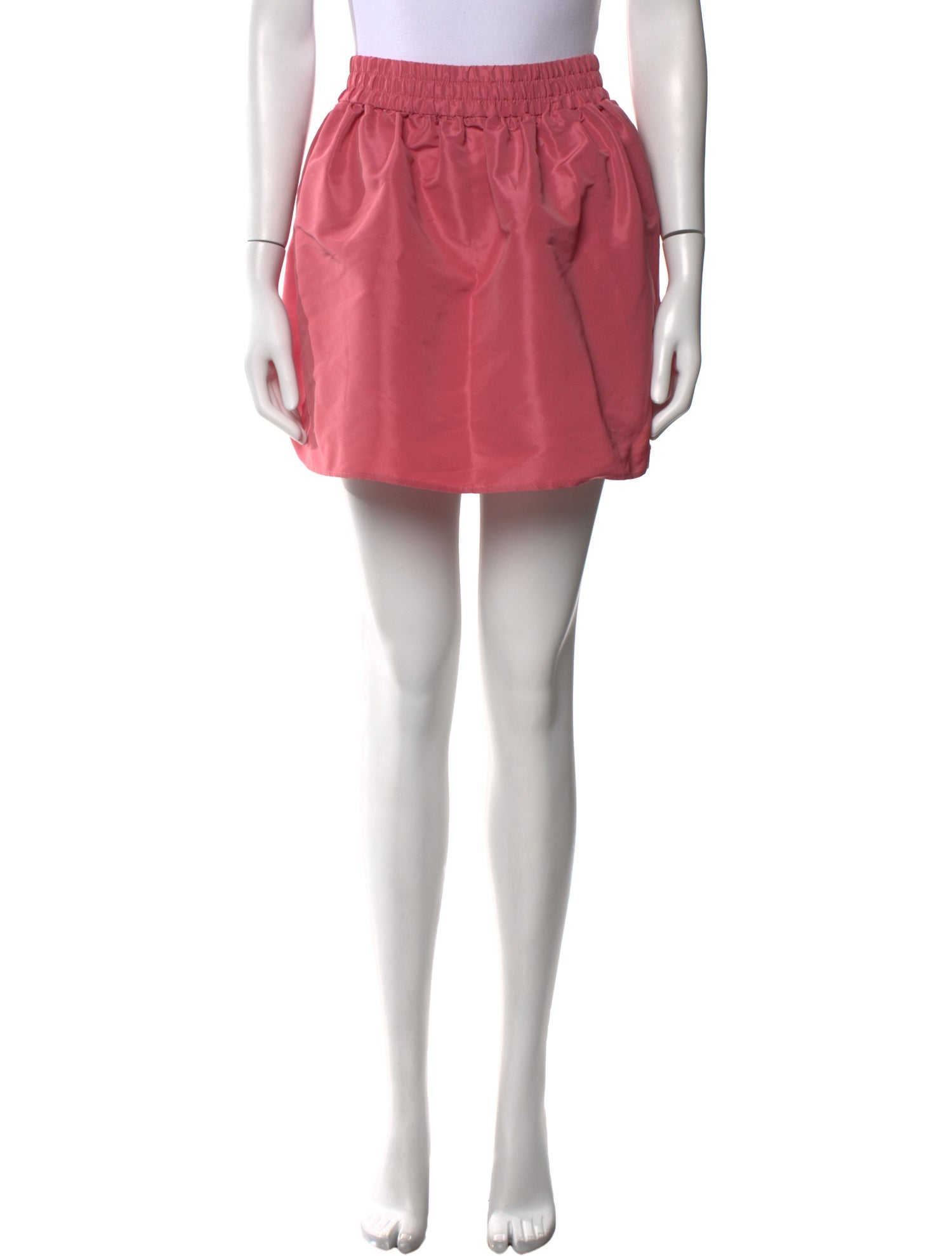 Red Valentino Ruffle Embellishment Mini Skirt