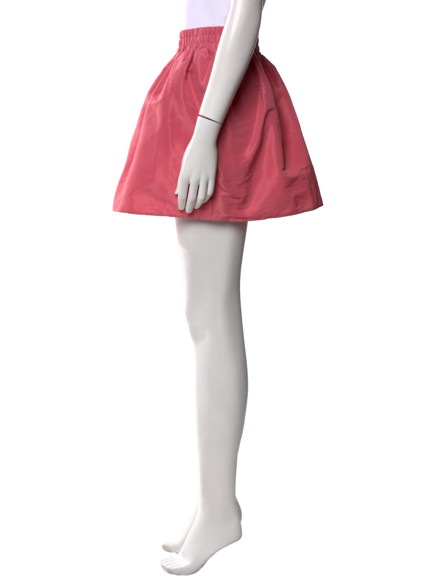 Red Valentino Ruffle Embellishment Mini Skirt