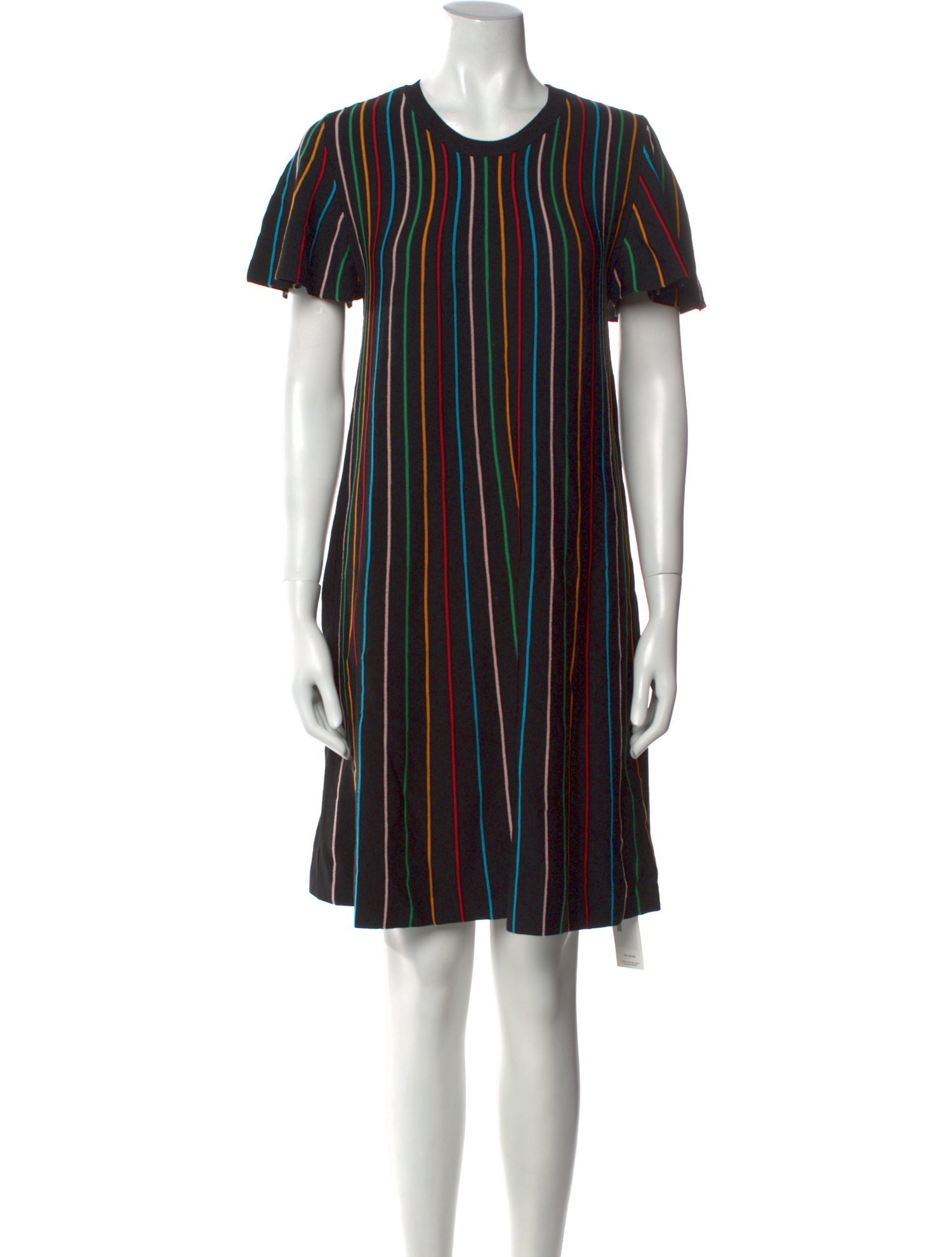 Red Valentino Striped Mini Dress