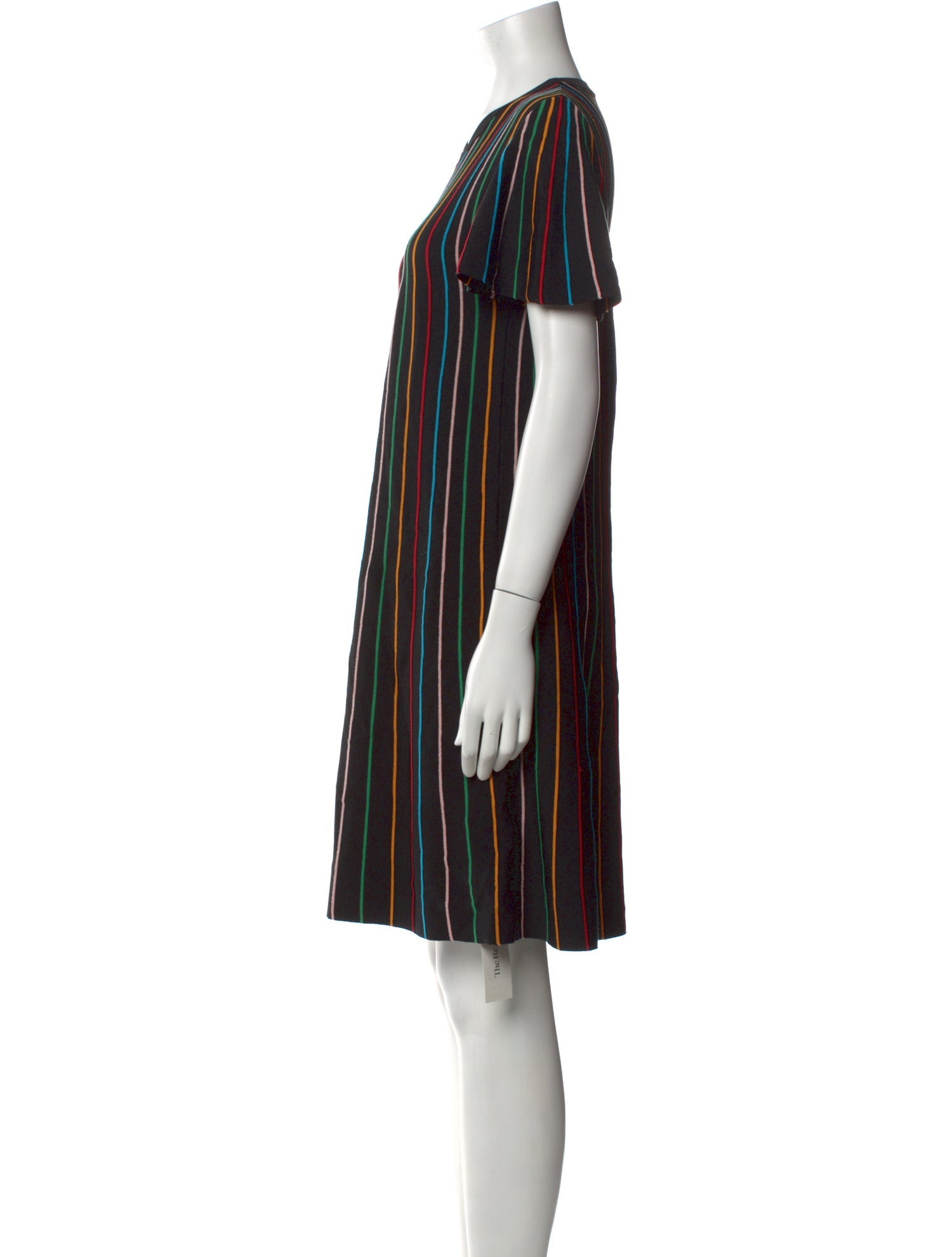 Red Valentino Striped Mini Dress