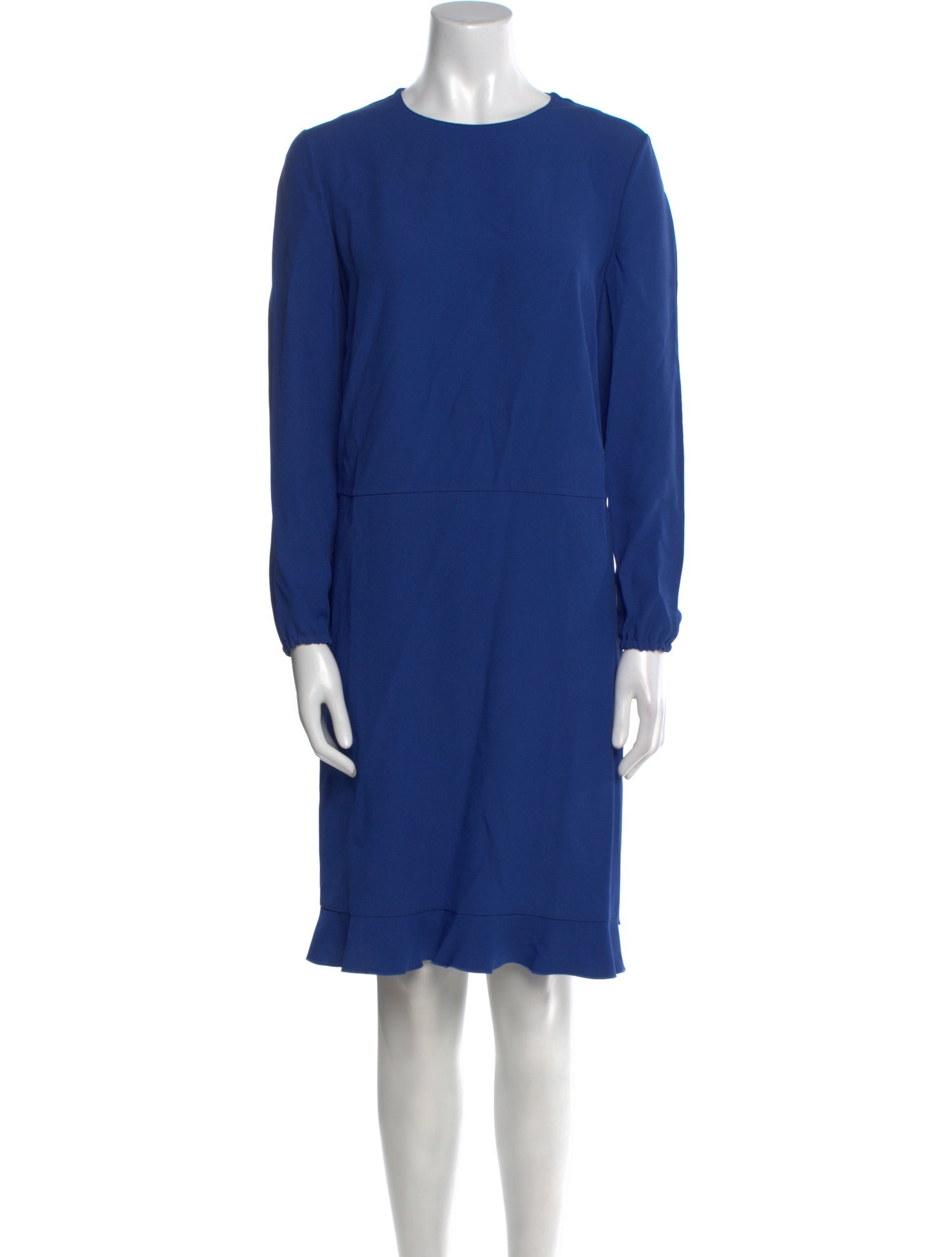 Red Valentino Virgin Wool Knee-Length Dress