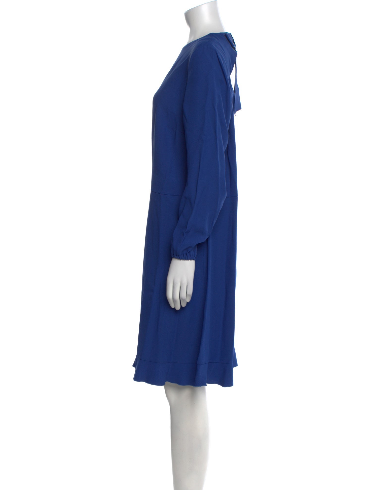 Red Valentino Virgin Wool Knee-Length Dress