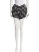 Red Valentino Houndstooth Print Mini Shorts