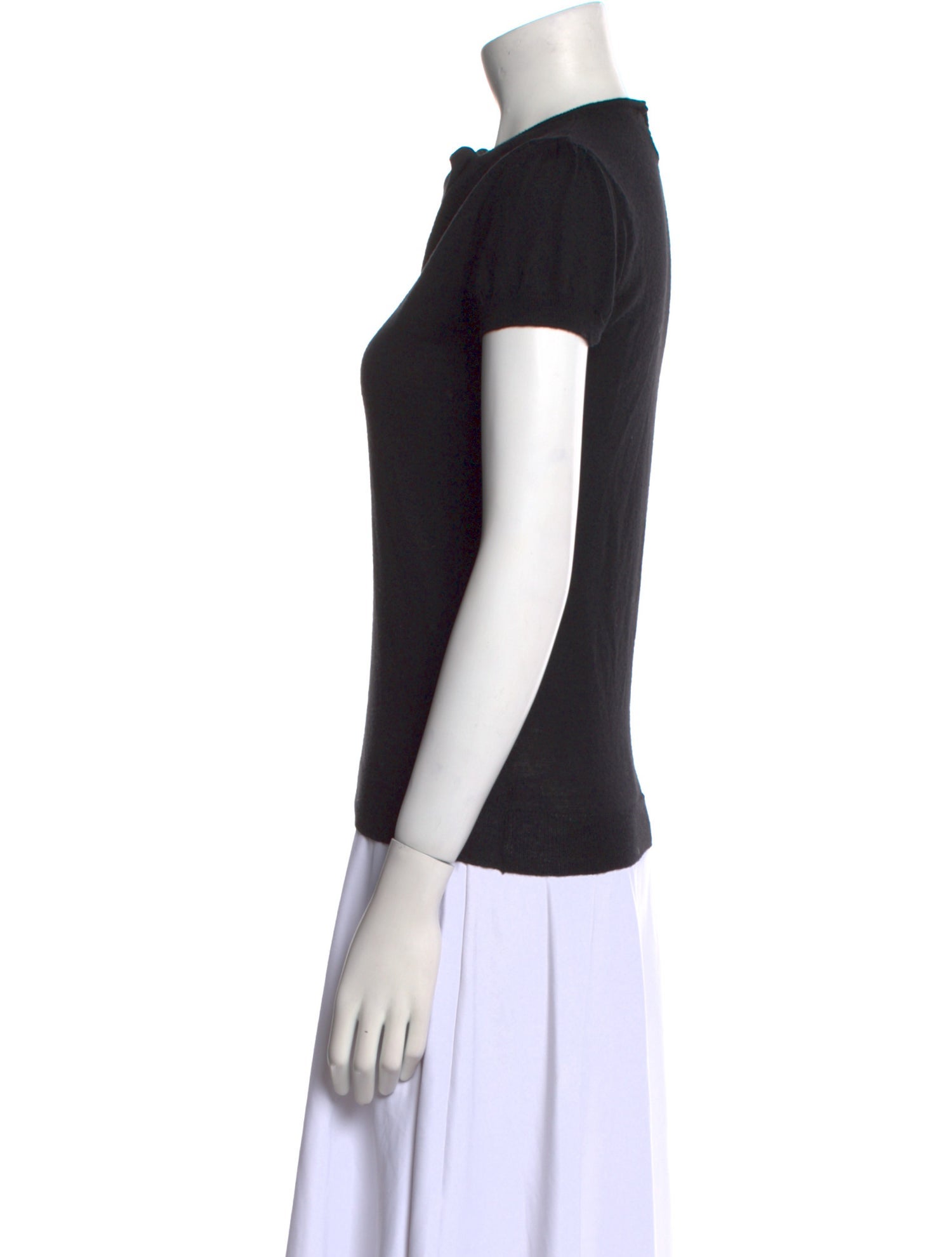 Red Valentino Virgin Wool Crew Neck Polo